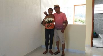Vídeo mostrando como foi a entrega da casa da família Teixeira Pinheiro.